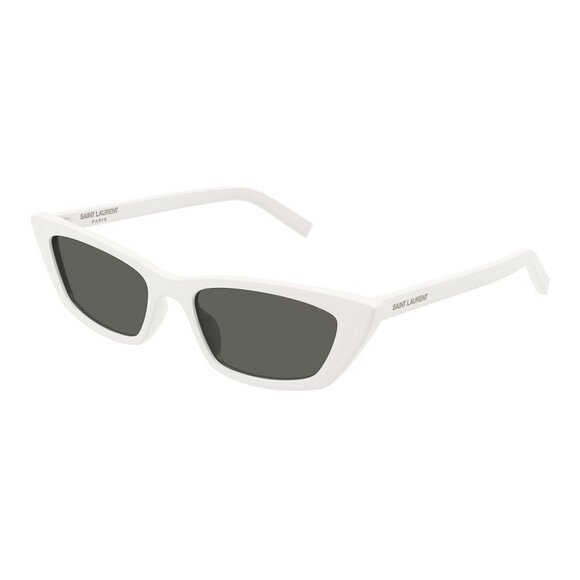 NWT SAINT LAURENT SUNGLASSES WHITE - Picture 1 of 4